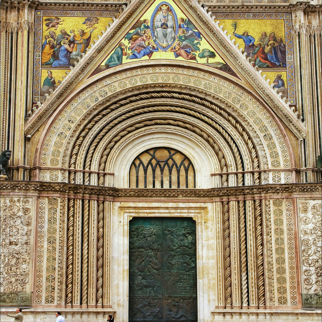 Medieval cathedral Orvieto, Italy